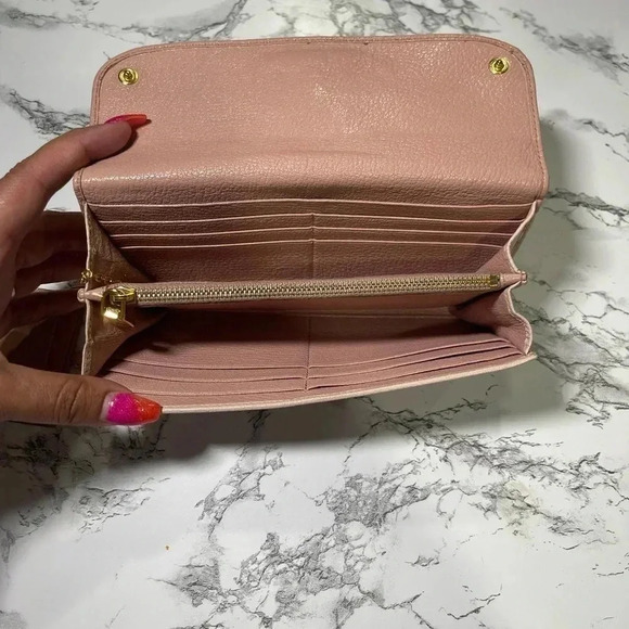 MIU MIU Two tone pink wallet - Picture 3 of 14